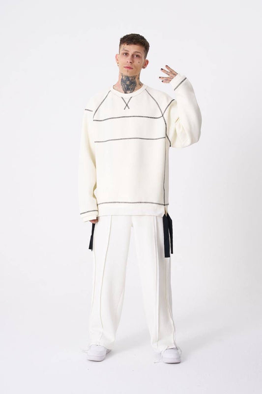 MACHINIST - Detailliertes Oversize Sweatshirt